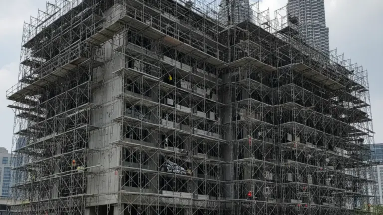 scaffolding new building in malaysia